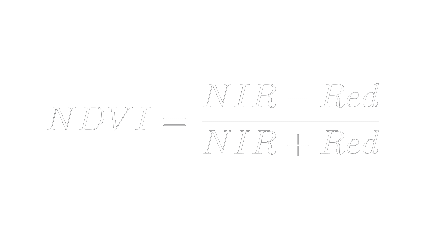 Animated visualization of NDVI equation